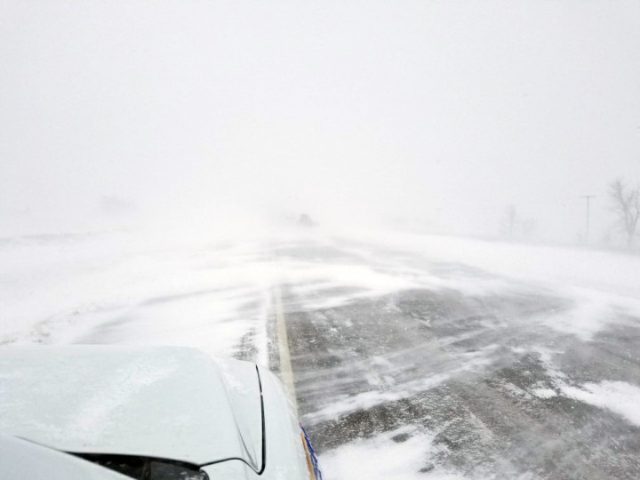 Highway #1 conditions today taken by one of the responding officers. 