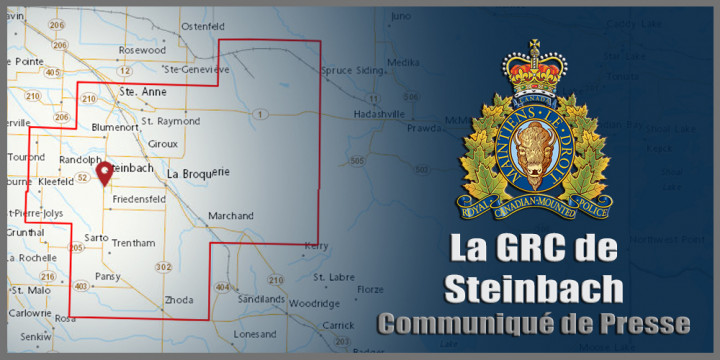 Signe de communiqué de presse de la GRC de Steinbach