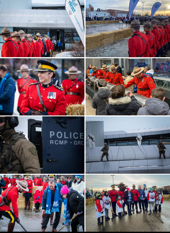 Le Centre du patrimoine de la GRC a pris l'allure d'un paradis hivernal vendredi, alors que des centaines de personnes ont bravé le froid pour assister à la cérémonie d'ouverture du festival Frost Regina.