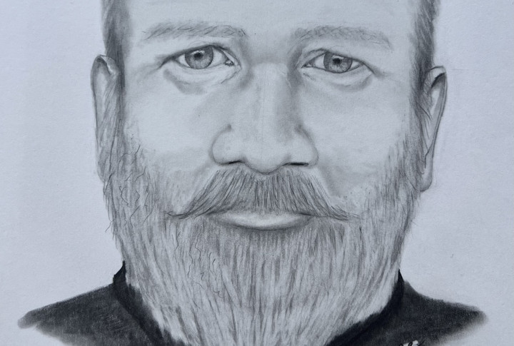 A Saskatchewan RCMP sketch artist has now completed a drawing of the male suspect.