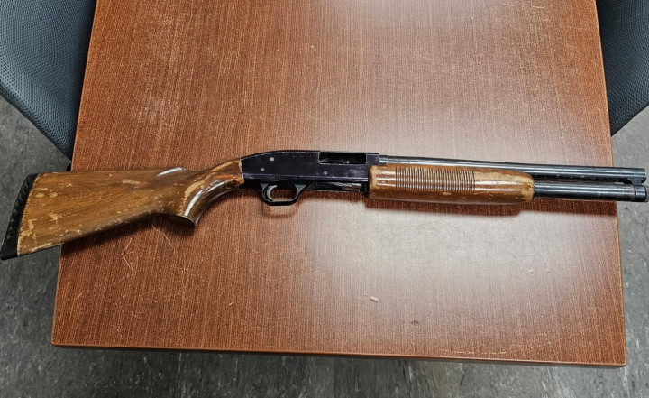 Seized firearm