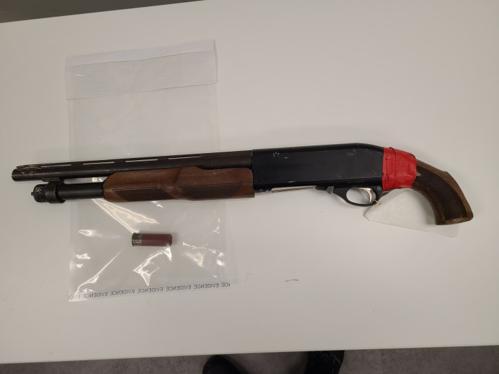 Seized firearm