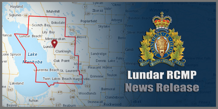 Lundar RCMP News Release sign