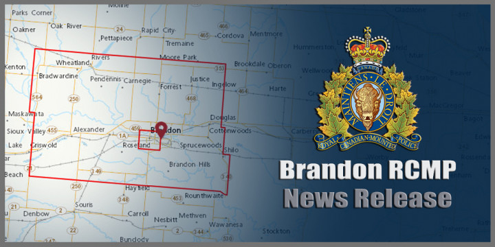 Brandon RCMP News Release sign