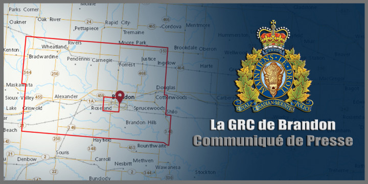 Signe de communiqué de presse de la GRC de Brandon