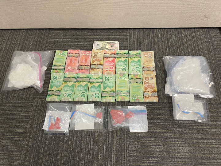 Officers located and seized approximately 373 grams of cocaine, approximately 70 grams of fentanyl, approximately 544 grams of methamphetamine, a large sum of cash and drug trafficking paraphernalia.