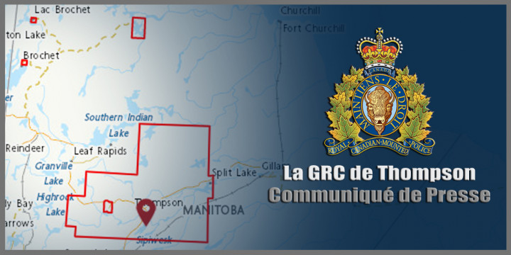 Signe de communiqué de presse de la GRC de Thompson