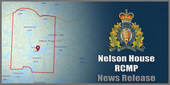 Nelson House RCMP News Release sign