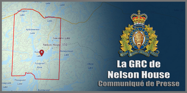 Signe de communiqué de presse de la GRC de Nelson House