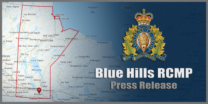 Blue Hills RCMP News Release sign