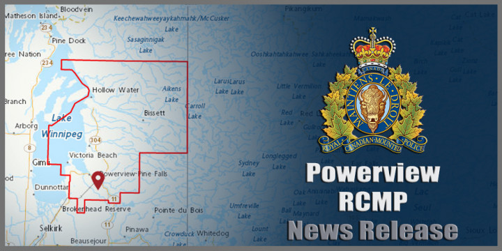 Powerview RCMP News Release sign