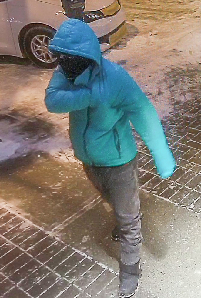 Security camera photo of the armed robbery suspect